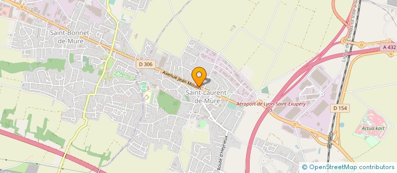 localisation de l'entreprise GESTION ANALYSE ASSISTANCE G2A  SAINT-LAURENT-DE-MURE