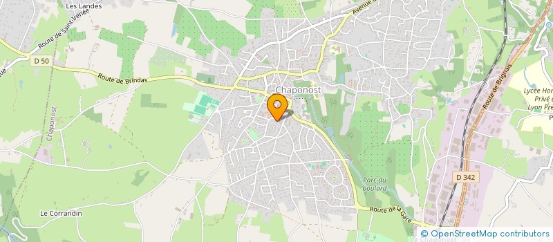 localisation de l'entreprise GESTION ASSISTANCE  CHAPONOST