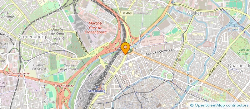 localisation de l'entreprise GESTION ASSISTANCE CONSEIL à STRASBOURG