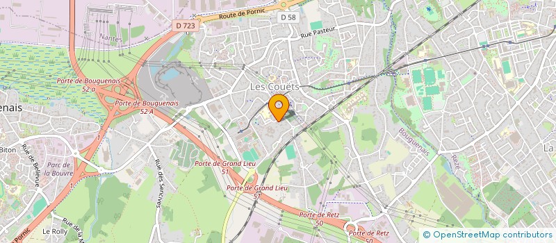 localisation de l'entreprise GESTION ASSOCIATIVE DES ECOLES PUBLIQUES DE BOUGUENAIS à BOUGUENAIS