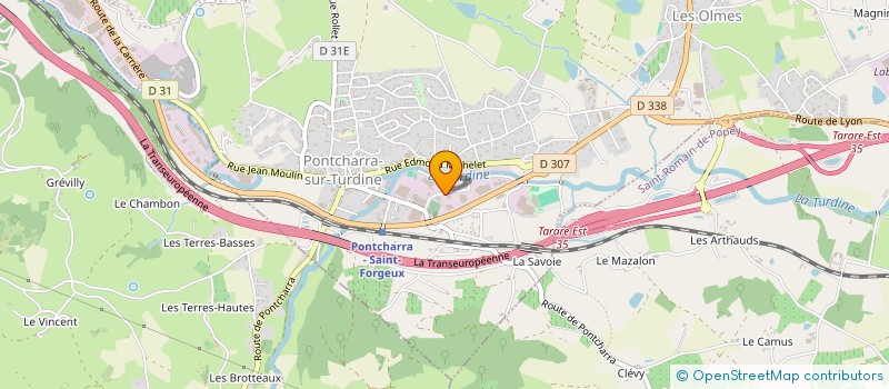 localisation de l'entreprise GESTION BARSKI  VINDRY-SUR-TURDINE