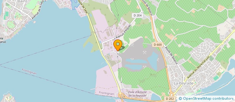 localisation de l'entreprise GESTION BENTATA à FRONTIGNAN