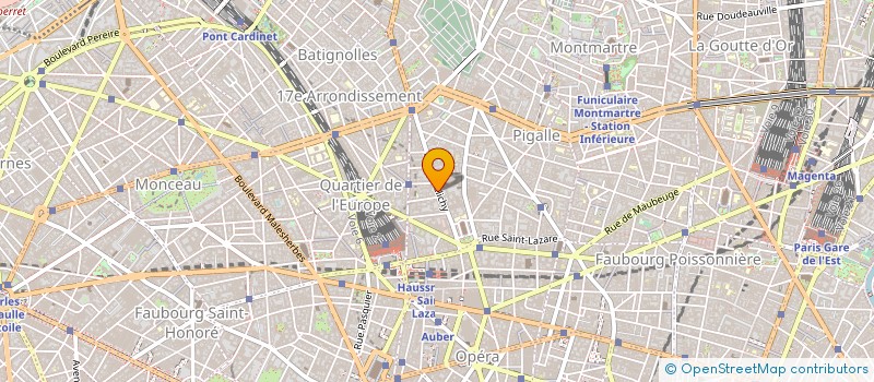 localisation de l'entreprise GESTION BILLETERIE SPECTACLES à PARIS