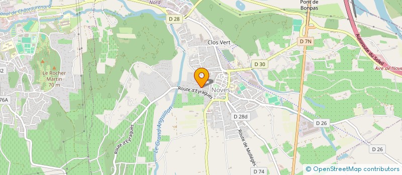 localisation de l'entreprise GESTION BTP  NOVES