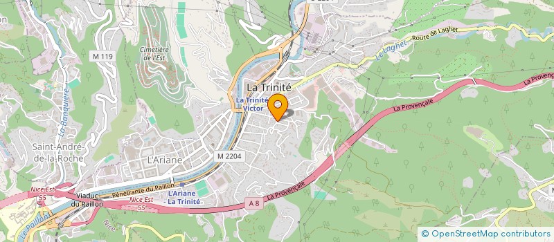 localisation de l'entreprise GESTION CENTRE PERSONNES AGEES à LA TRINITE