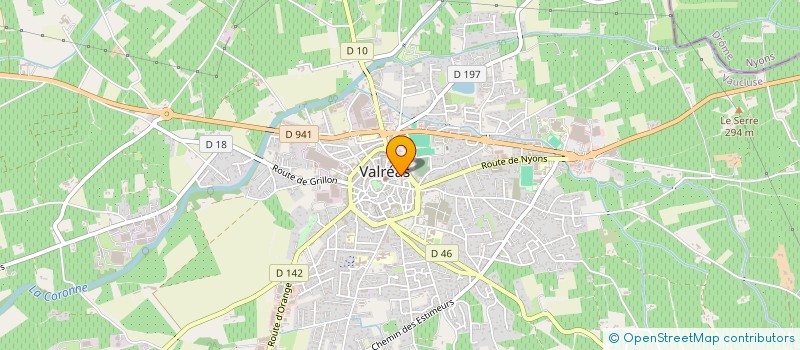localisation de l'entreprise GESTION CENTRES LOISIRS VACANCES VALREAS à VALREAS