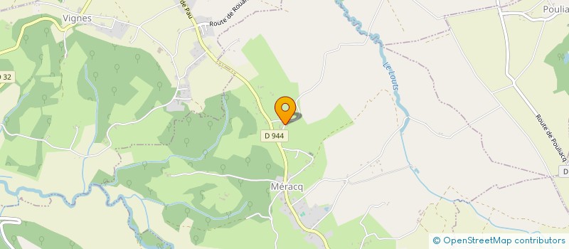 localisation de l'entreprise GESTION CO  GAROS