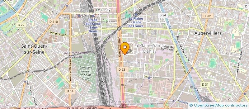 localisation de l'entreprise GESTION COMMUNICATION à SAINT-DENIS