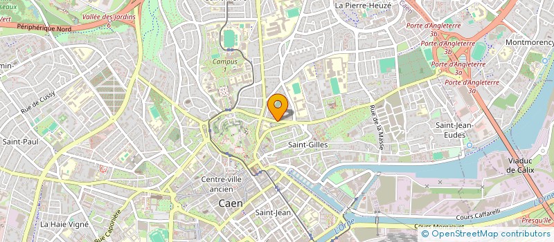 localisation de l'entreprise GESTION COMMUNICATION DES ENTREPRISES à CAEN