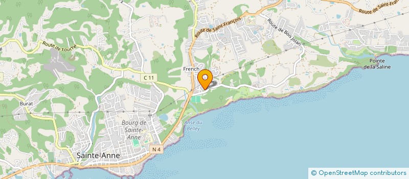 localisation de l'entreprise GESTION CONCEPT à SAINTE-ANNE