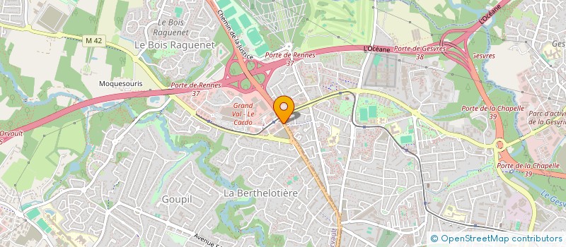 localisation de l'entreprise GESTION CONSEIL à ORVAULT