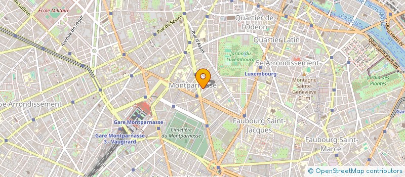 localisation de l'entreprise GESTION CONSEIL ET SECURITE A DISTANCE SAS à PARIS