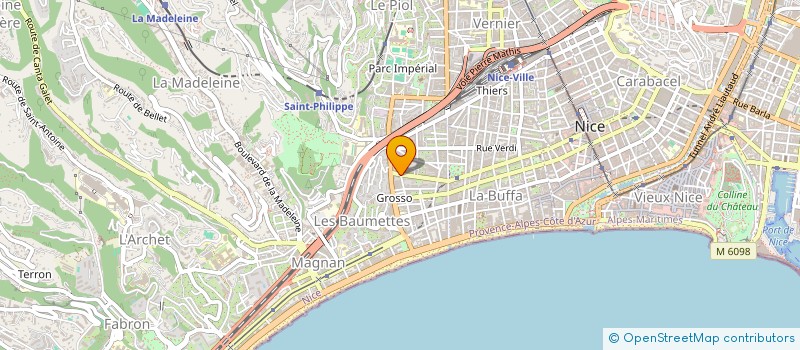 localisation de l'entreprise GESTION CONSEIL FISCALITE à NICE