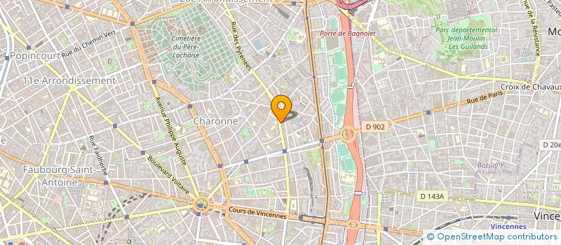 localisation de l'entreprise GESTION CONSEIL INGENIERIE  PARIS