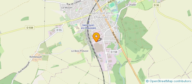 localisation de l'entreprise GESTION CONSEILS ET AUDITS  SAINT-JUST-EN-CHAUSSEE