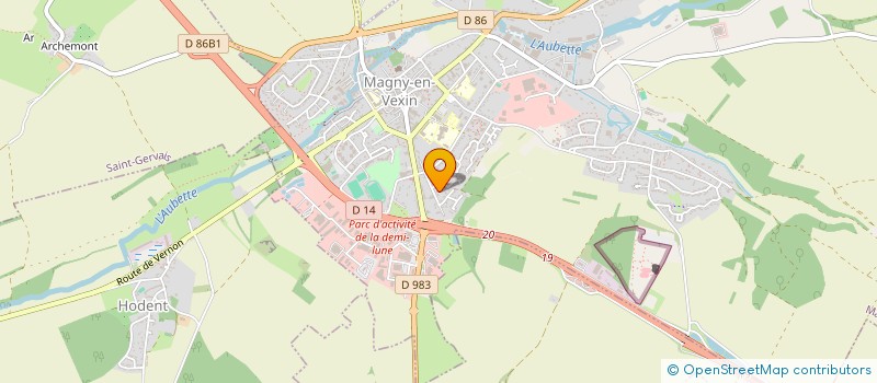 localisation de l'entreprise GESTION CONSEILS FINANCIERS à MAGNY-EN-VEXIN