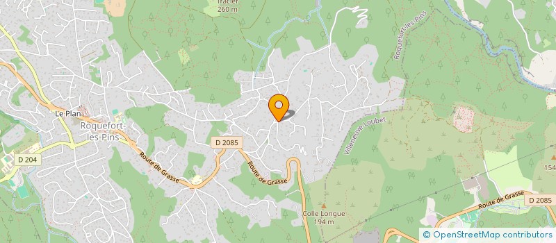 localisation de l'entreprise GESTION CONSEILS SOLUTIONS  ROQUEFORT-LES-PINS