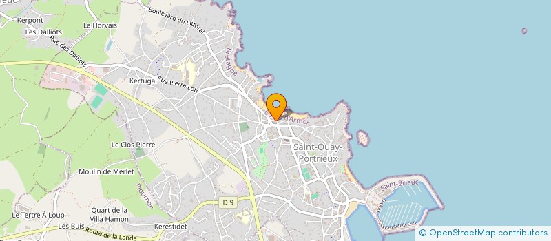 localisation de l'entreprise GESTION COOPERATIVE D ARMOR  SAINT-QUAY-PORTRIEUX