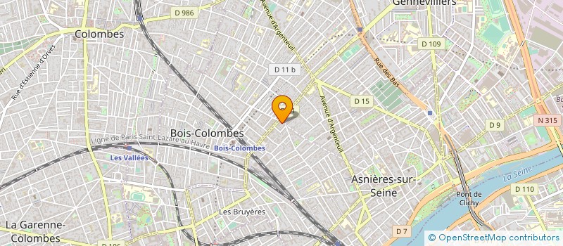 localisation de l'entreprise GESTION COORD INFORMATI ASSIST à ASNIERES-SUR-SEINE
