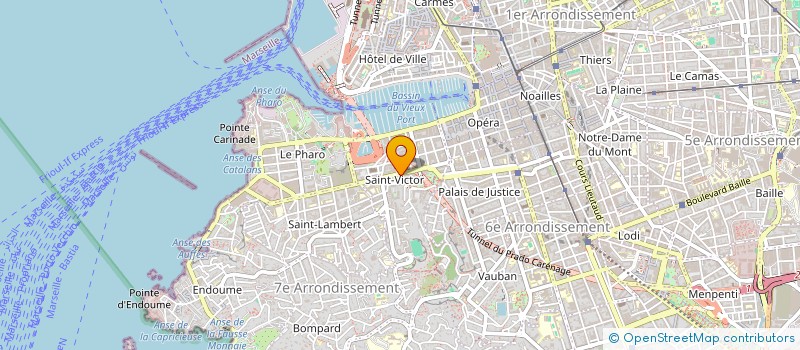 localisation de l'entreprise GESTION CORDERIE à MARSEILLE