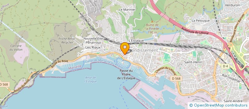 localisation de l'entreprise GESTION COURTAGE ASSURANCE à MARSEILLE