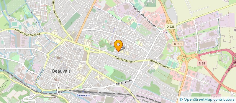 localisation de l'entreprise GESTION CRECHES GARDERIES à BEAUVAIS