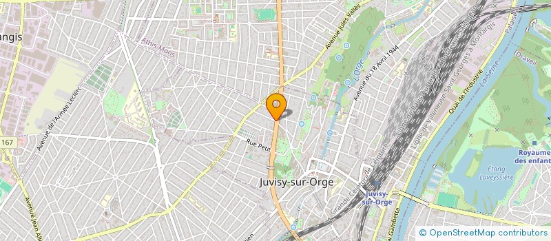 localisation de l'entreprise GESTION D'ACTIFS PATRIMONIAL IMMOBILIER COMMERCIAL à JUVISY-SUR-ORGE