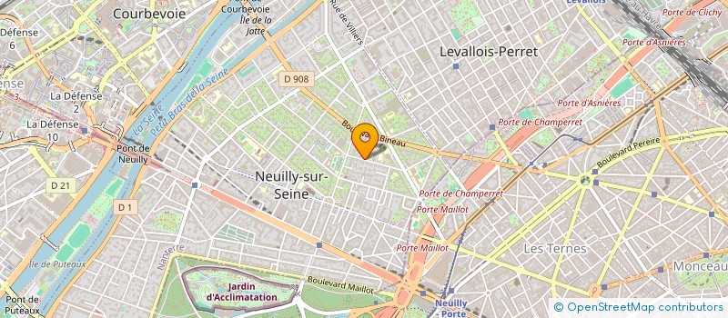 localisation de l'entreprise GESTION D'ACTIVITES EQUESTRES DU LYONNAIS à NEUILLY-SUR-SEINE
