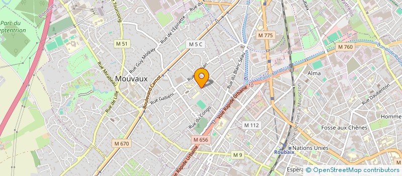 localisation de l'entreprise GESTION D'AVENIR  MOUVAUX