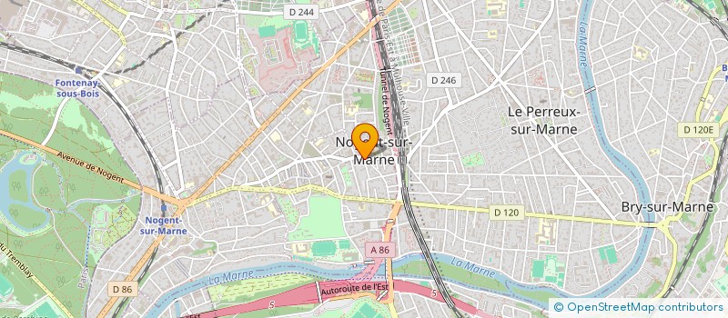 localisation de l'entreprise GESTION DCI à NOGENT-SUR-MARNE