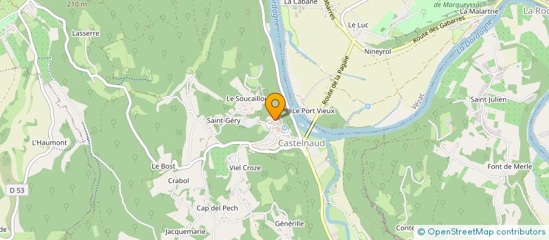 localisation de l'entreprise GESTION DE BEZIERS ANTIQUE  VEZAC