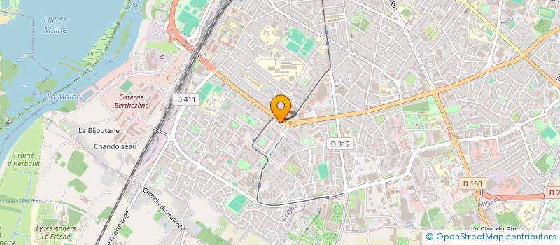 localisation de l'entreprise GESTION DE BIENS à ANGERS