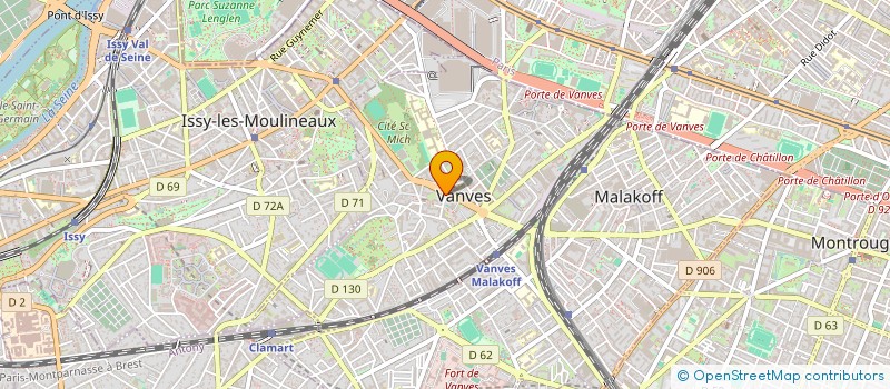 localisation de l'entreprise GESTION DE BIENS ET FINANCES à VANVES
