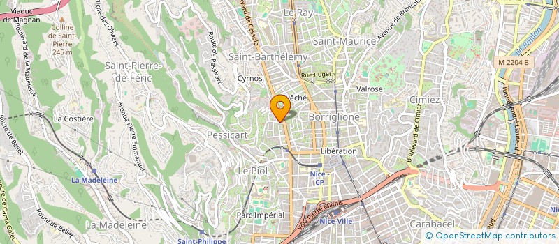 localisation de l'entreprise GESTION DE CONSTRUCTION à NICE