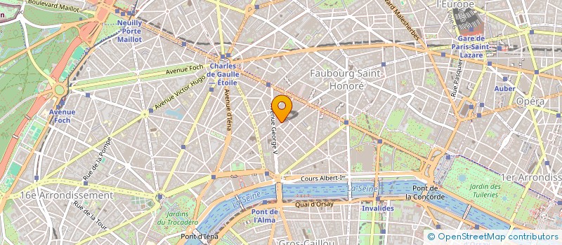 localisation de l'entreprise GESTION DE FRANCE à PARIS