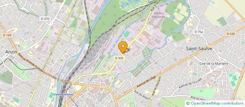 localisation de l'entreprise GESTION DE L'ASSAINISSEMENT DU VALENCIENNOIS à VALENCIENNES