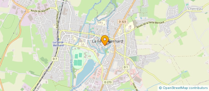 localisation de l'entreprise GESTION DE L'OUEST à LA FERTE-BERNARD