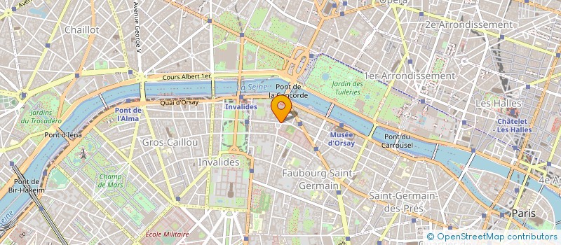 localisation de l'entreprise GESTION DE LA BOUTIQUE DE L ASSEMBLEE NATIONALE à PARIS