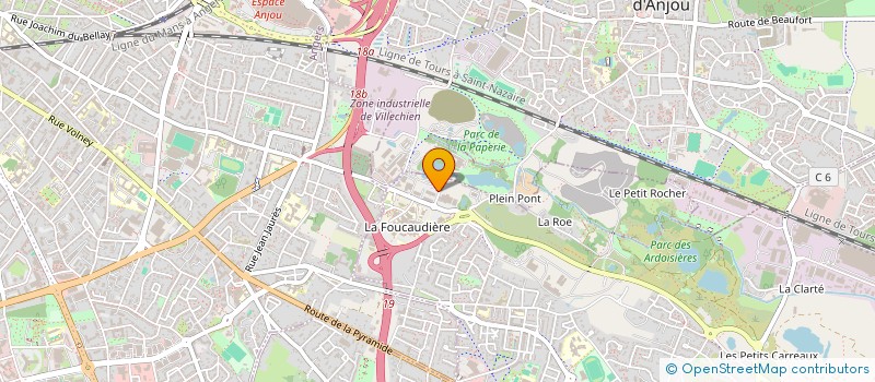 localisation de l'entreprise GESTION DE LA PETITE ET MOYENNE ENTREPRISE POLE BTS ALTERNANCE  TRELAZE