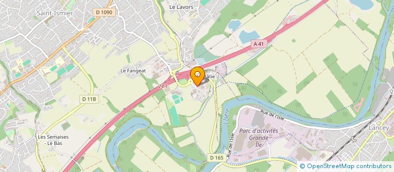 localisation de l'entreprise GESTION DE LA SAINTE FAMILLE à SAINT-ISMIER