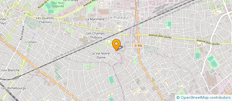 localisation de l'entreprise GESTION DE SERVICE à SARTROUVILLE