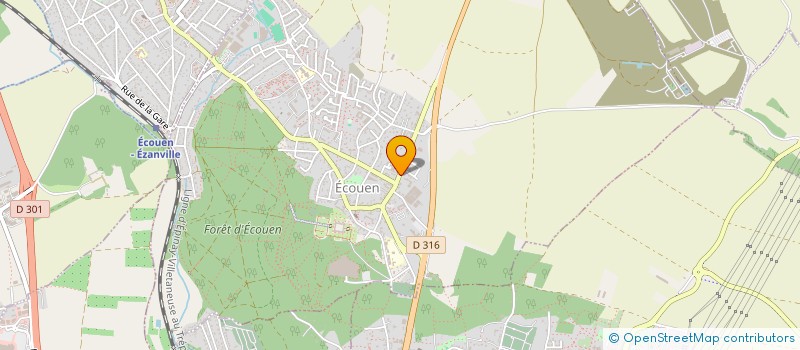 localisation de l'entreprise GESTION DES AMELIORATIONS ET INGENIERIE ALTERNATIVE à ECOUEN