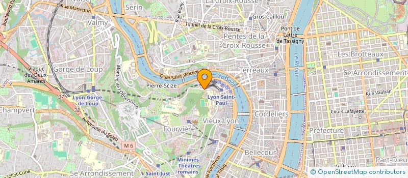 localisation de l'entreprise GESTION DES ASSOCIATIONS DE MADE IN à LYON