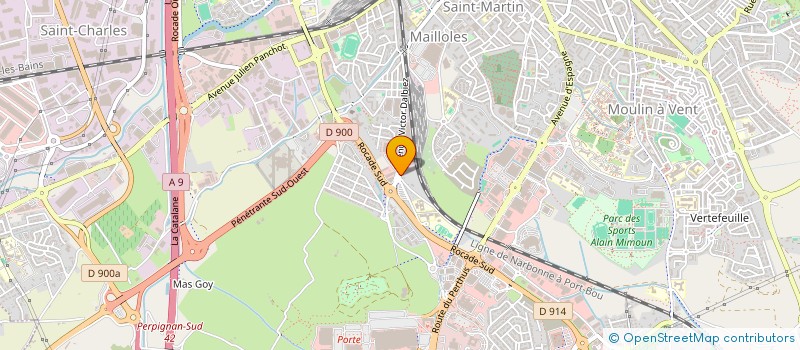 localisation de l'entreprise GESTION DES ENTREPRISES ET DES ADMINISTRATIONS FEVER GEA FEVER à PERPIGNAN