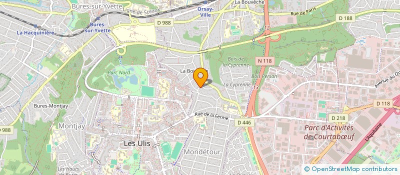 localisation de l'entreprise GESTION DES EQUILIBRES à ORSAY