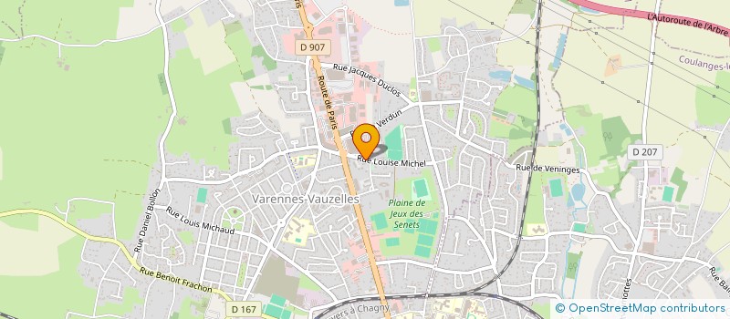 localisation de l'entreprise GESTION DES HOTELS BOGEREVE à VARENNES-VAUZELLES
