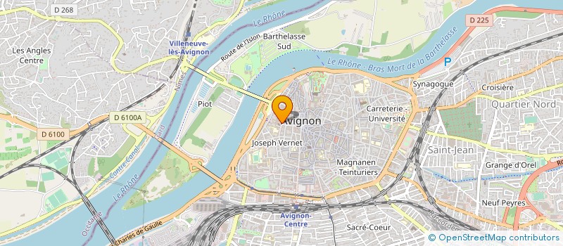 localisation de l'entreprise GESTION DEVELOPPEMENT IMMOBILIER  AVIGNON