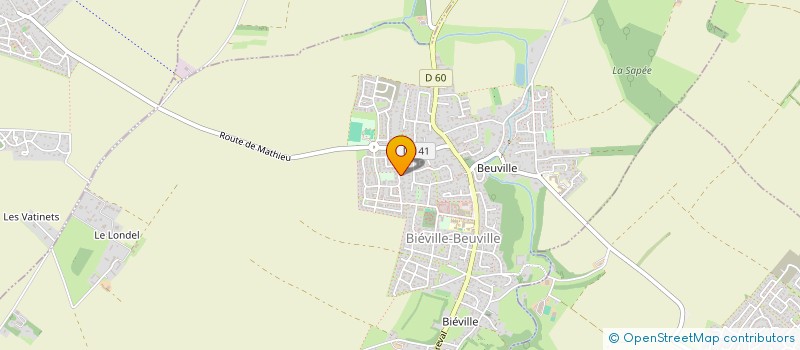 localisation de l'entreprise GESTION DIAGNOSTICS CONSEILS à BIEVILLE-BEUVILLE