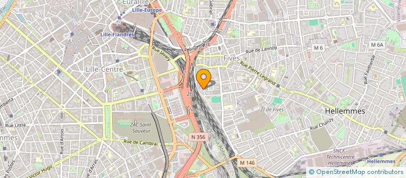 localisation de l'entreprise GESTION DRIVER à LILLE