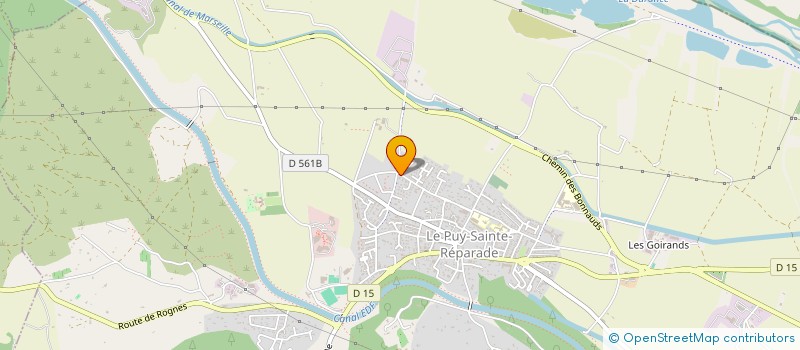 localisation de l'entreprise GESTION DU CLSH  LE PUY-SAINTE-REPARADE